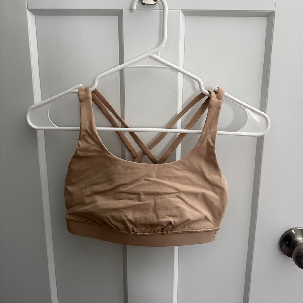 Lululemon Energy Bra. Nude color. Size 4